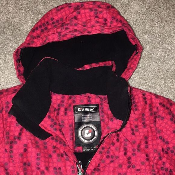 Killtec Girls youth waterproof Expedition EXP3 snowboard hooded Ski Parka Jacket - Picture 7 of 11